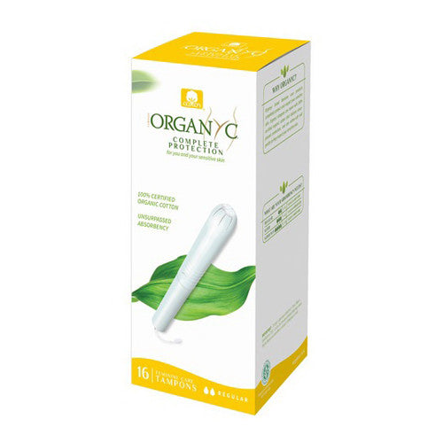 Organyc Cotton Tampons, Regular, 16 Ea